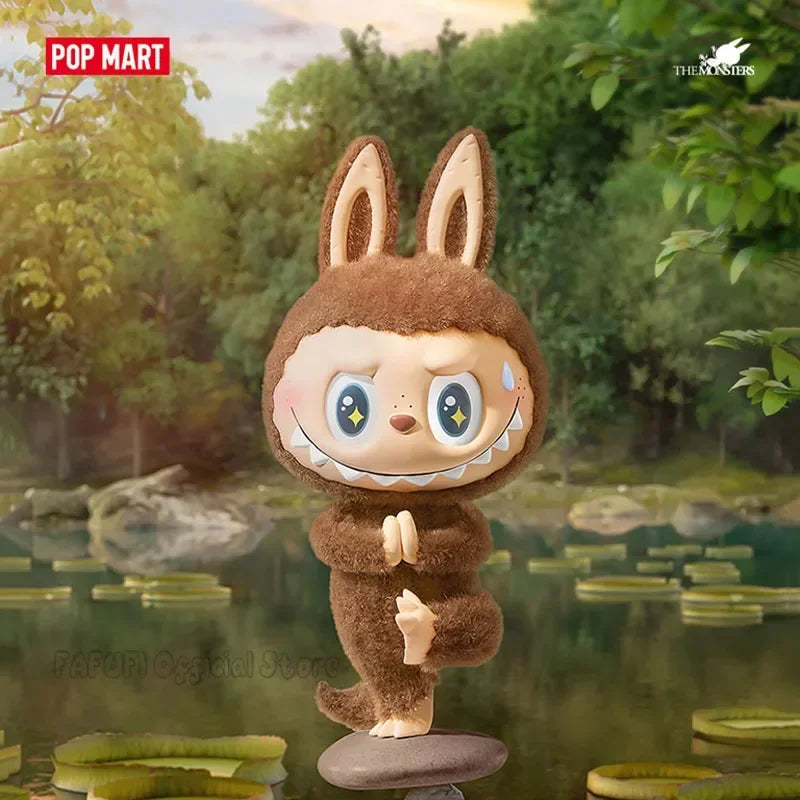 POP MART LABUBU Lazy Yoga Series Blind Box – Kawaii Anime Figure Mystery Toy Gift