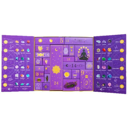 Reiki Crystal Countdown Box – 24-Day Halloween or Christmas Gift Calendar