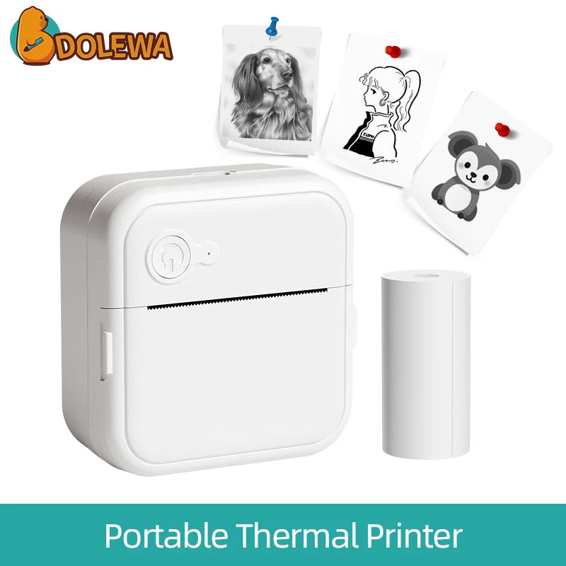 DOLEWA D8 Portable wireless Mini Printers.