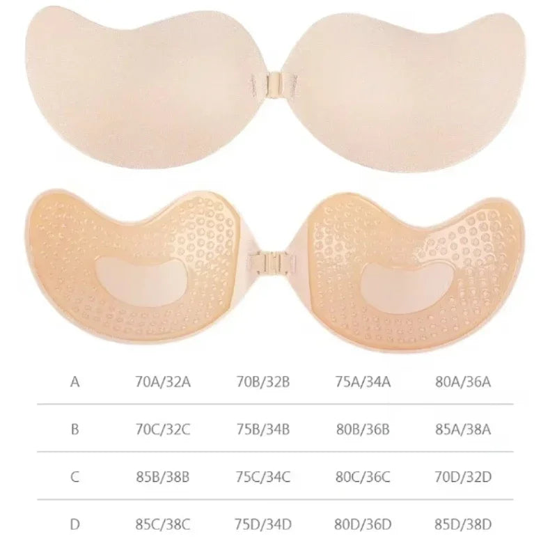 Invisible Strapless Adhesive Stick Bra