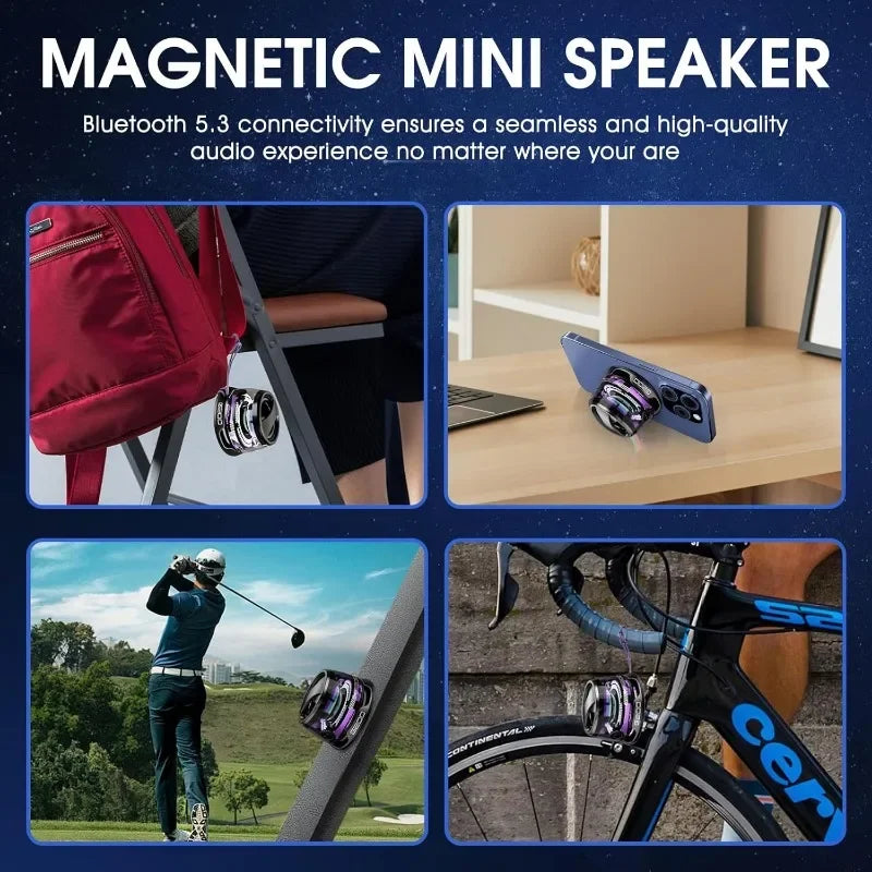 Portable Wireless Outdoor Magnetic Bluetooth Speaker.