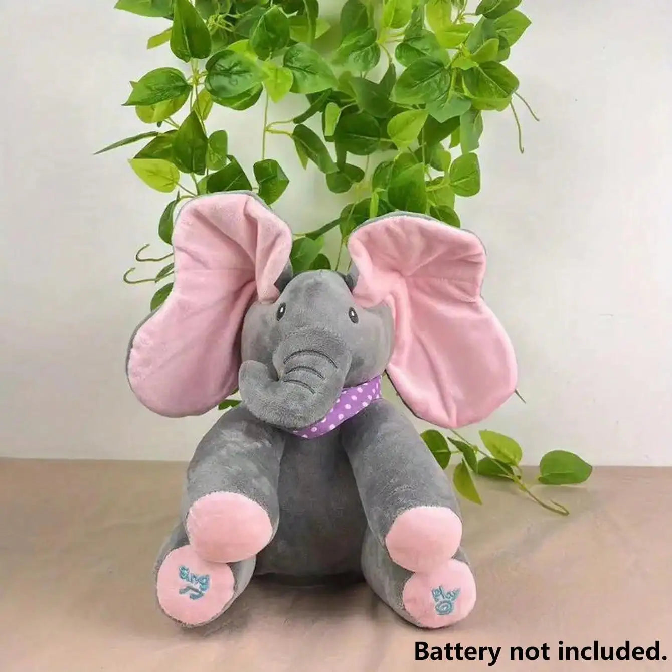 Musical Dancing Elephant – Singing Plush Toy with Moving Ears