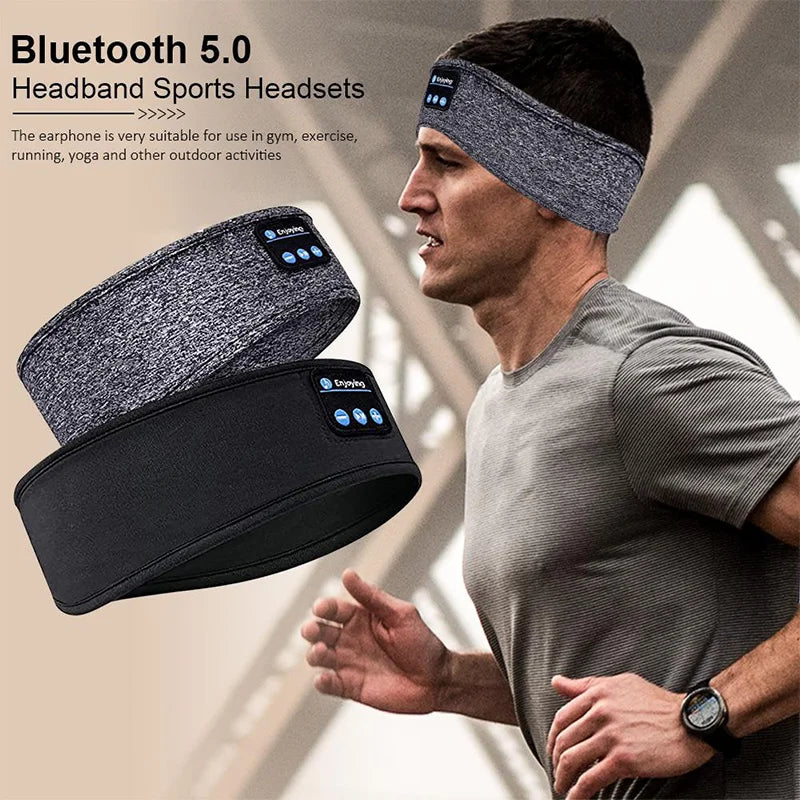 Elastic Headband Bluetooth Earphones (Sports &Sleeping)