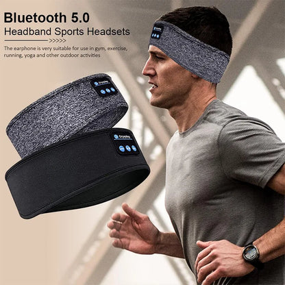 Elastic Headband Bluetooth Earphones (Sports &Sleeping)