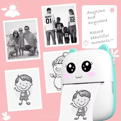 New portable wireless mini printer (Bluetooth)