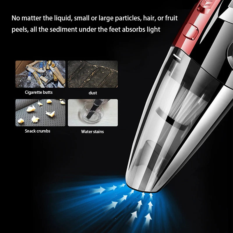 Car Handheld Vacuum Cleaner with Wireless Charging Model