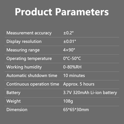 R&D PT180 PT181 Laser Angle Digital Protractor