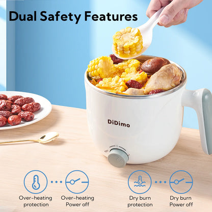 Multi-functional electric cooking pot (small household electric hot pot)
