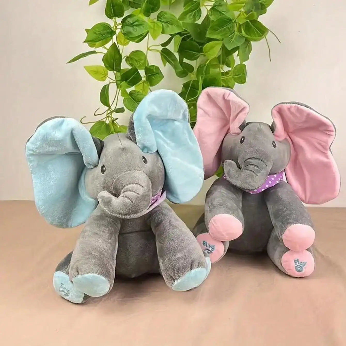Musical Dancing Elephant – Singing Plush Toy with Moving Ears