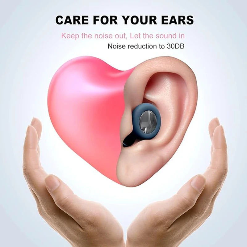 Silicone Earplugs – Noise Reduction & Waterproof for Sleep & Swimming