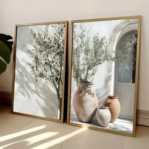 Olive Tree Canvas Print – Botanical Wall Art for Home Decor