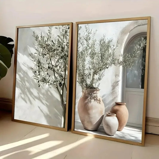 Olive Tree Canvas Print – Botanical Wall Art for Home Decor