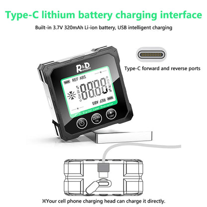 R&D PT180 PT181 Laser Angle Digital Protractor
