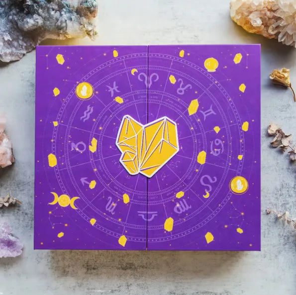 Reiki Crystal Countdown Box – 24-Day Halloween or Christmas Gift Calendar