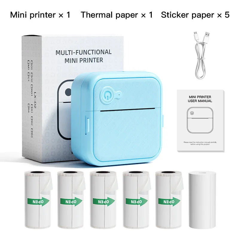 DOLEWA D8 Portable wireless Mini Printers.