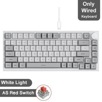 Ajazz AK820/AK820Pro  Bluetooth 5.1/Wireless/C-Wired Customized Gaming  Keyboard.